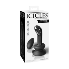 Imagen de Vibrador anal o vaginal a control remoto Icicles® No. 84