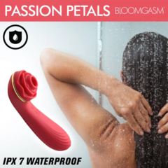 Rosa vibrador y succionadora Passion Petals 10X - Inttimus Sex Shop