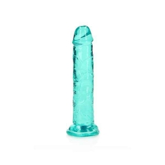 Realrock - Dildo suave y flexible 15cm - turquesa - tienda en línea