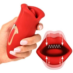 Estimulador de Clítoris Vibrador y Besos Lickgasm Kiss & Tell Mini
