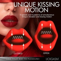 Imagen de Estimulador de Clítoris Vibrador y Besos Lickgasm Kiss & Tell Mini