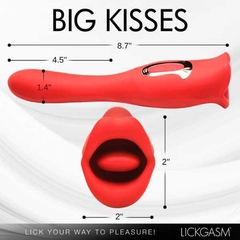 Vibrador de besos de doble extremo Lickgasm Kiss & Tell Pro en internet