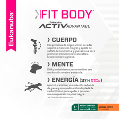 EUKANUBA FIT BODY WEIGHT CONTROL MEDIUM - tienda online