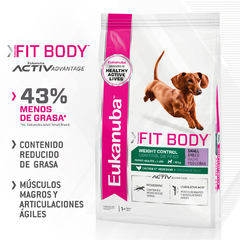 EUKANUBA FIT BODY WEIGHT CONTROL SMALL - comprar online