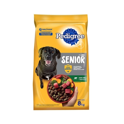 PEDIGREE SENIOR +7 AÑOS X 8 KG