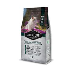 NUTRIQUE YOUNG ADULT CAT STERILISED H/WEIGHT - Timoteo Pet Shop