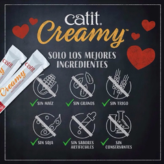 CATIT CREAMY ATUN SNACK CREMOSO - comprar online