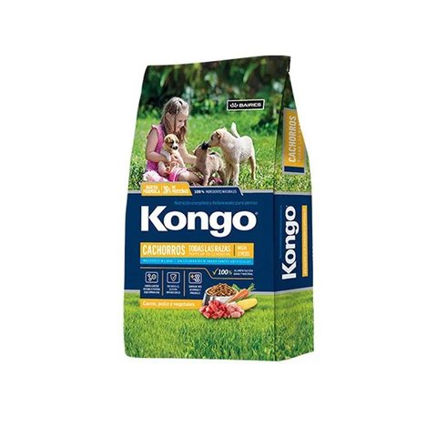 KONGO NATURAL PERRO CACHORRO X 21 KG