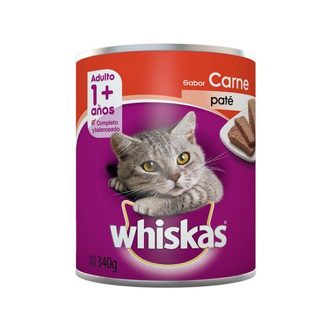 WHISKAS LATA ADULTOS SABOR CARNE