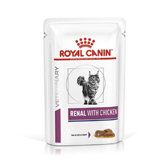 ROYAL CANIN POUCH RENAL WITH CHICKEN - comprar online