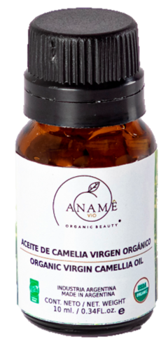 Aceite De Camelia Virgen Orgánico x 10 Ml. - Certificado - Aname Vio - Cosmética Orgánica Certificada