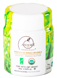 Manteca de Mango Orgánica x 80 gr. Certificado - Aname Vio - Cosmética Orgánica Certificada