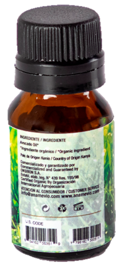 Aceite de Palta- Avocado Orgánico x 10 Ml. Certificado - Aname Vio - Cosmética Orgánica Certificada - comprar online