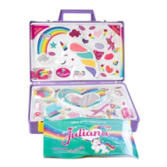 Juliana Valija Make Up Unicorn Violeta - comprar online