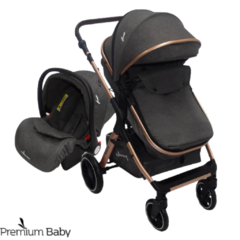 COCHE 3 EN 1 PREMIUM BABY KANSAS GRIS - comprar online