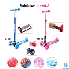 Monopatín infantil Wind con Protecciones Multicolor - comprar online