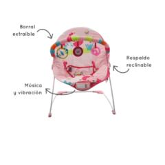 Mecedora rosa para bebé PREMIUM BABY en internet