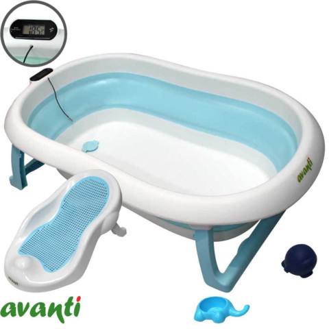 bañera plegable avanti washing c/reduc y termómetro
