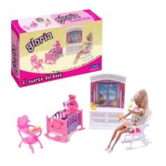 Set Accesorios Casita De Muñecas Barbie Gloria