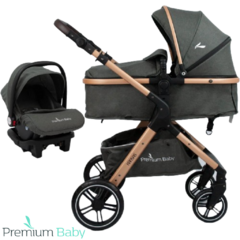 COCHE 3 EN 1 PREMIUM BABY KANSAS GRIS