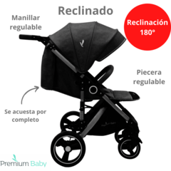 COCHECITO TRAVEL SYSTEM PREMIUM BABY TUTS PRO GRIS - TATETI