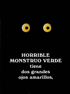 ¡Fuera de aquí horrible monstruo verde! - Ed Emberley - comprar online