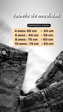 Calça jeans Coração na internet