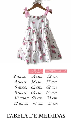 Vestido Floral Bia + lacinho - Aldora`s Baby