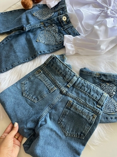 Calça jeans Coração - comprar online