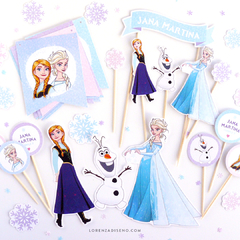 FROZEN / KIT IMPRESO - CUMPLE FELIZ