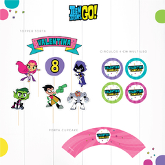 KIT IMPRIMIBLE - TEEN TITANS - comprar online