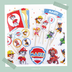 PAW PATROL / KIT IMPRESO - CUMPLE FELIZ