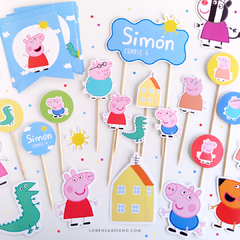 PEPPA PIG / KIT IMPRESO CUMPLE FELIZ - comprar online