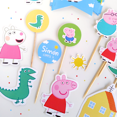 Imagen de PEPPA PIG / KIT IMPRESO CUMPLE FELIZ