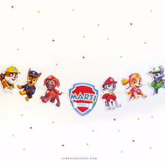 TEMÁTICA PAW PATROL - PATRULLA CANINA - Lorenza Diseño