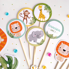 ANIMALES DE LA SELVA / KIT IMPRESO - CUMPLE FELIZ - comprar online