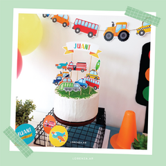 TRANSPORTES / KIT IMPRESO - CUMPLE FELIZ - comprar online