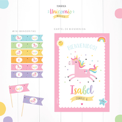 KIT IMPRIMIBLE - UNICORNIO MÁGICO - Lorenza Diseño