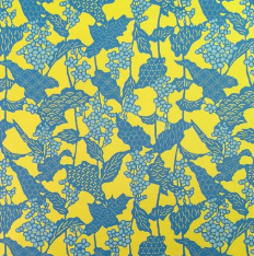 24 hojas papel OKOSHI azul 15x15cm simple faz .Japones en internet