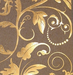 20 hojas Craft con dorado ARABESQUE con puntos 15x15cm - comprar online