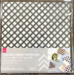 32 hojas. TRANSPARENTE NEGRO o BLANCO. 15x15cm. Simple faz. Daiso. Importado - comprar online