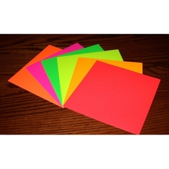 30 hojas VIVID COLOR (FLUO). Simple faz. 15x15cm. Marca Daiso en internet