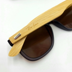 Oculos de sol Ray-Ban Justin RB4165 Hastes em Bambu - M&M Acessorios