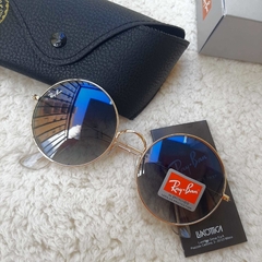 Oculos de Sol Ray-Ban RB3592 Round Ja-Jo de Cristal - loja online