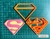 Cortante Motivo Logo Superman 13,5cm