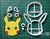 Cortante cara pikachu collage 7cm pokemon