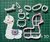 Cortante Llama Animal sentada collage 9cm Norte - comprar online