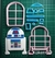 Cortante R2D2 collage 8cm Star Wars Robot