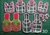 Cortante Pies navideños 10cm collage mod5 renos