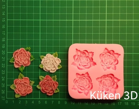 Molde silicona donas x6 donuts - Cortantes KUKEN 3D